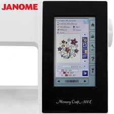 Máquina de Bordar Janome MC500E 1 agulha 200mm x 280mm | Maqsul ...