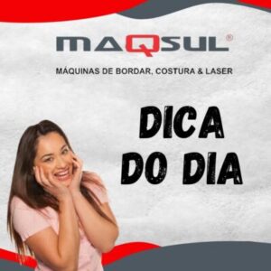 dica do dia MAQSUL lider em maquina de costura